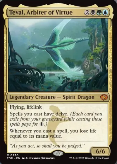 Teval, Arbiter of Virtue