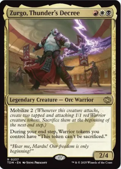 Zurgo, Thunder's Decree